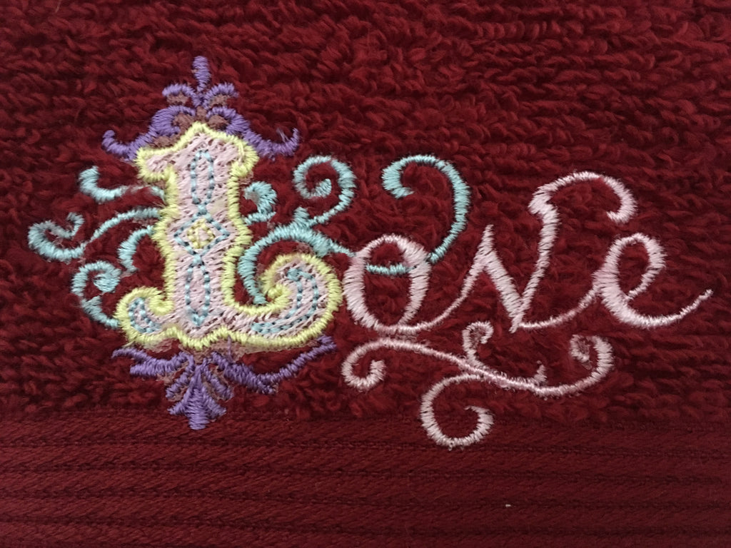 Illuminated Love hand towel