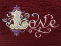 Illuminated Love hand towel