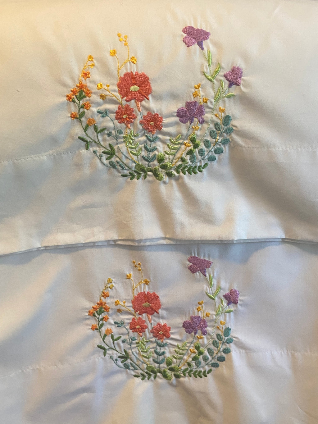 Graceful Flowers pillowcase set