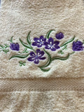 Crocus Spray hand towel