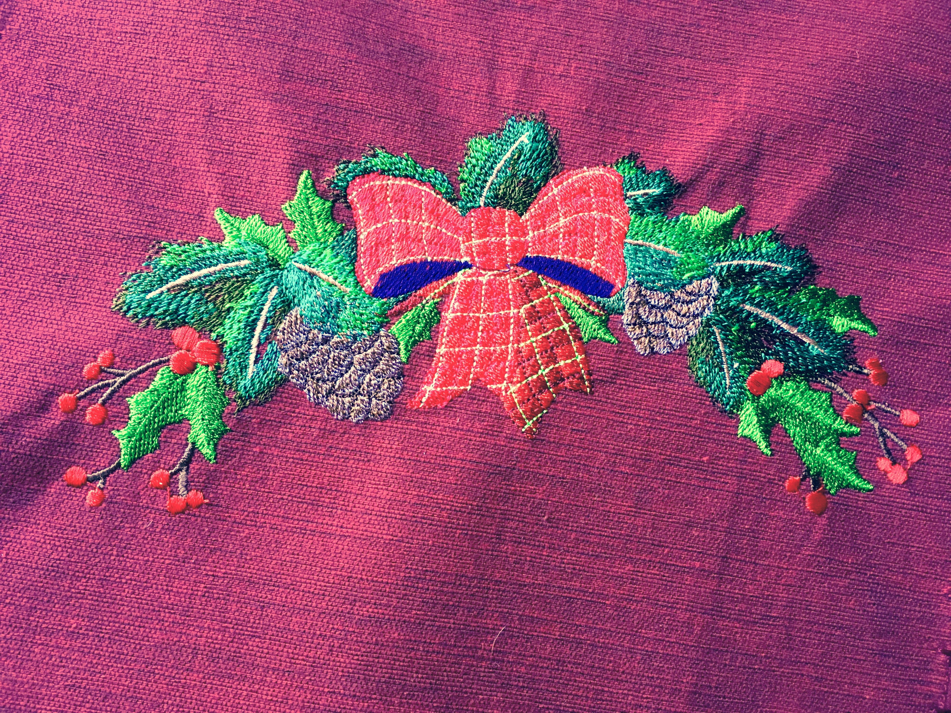 Christmas Swag placemat