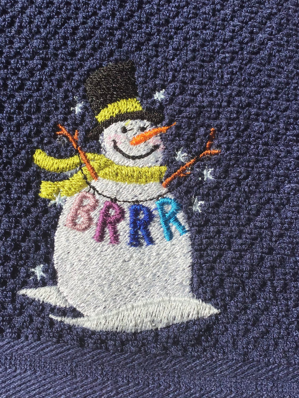 BRRR Snowman Kitchen Towel