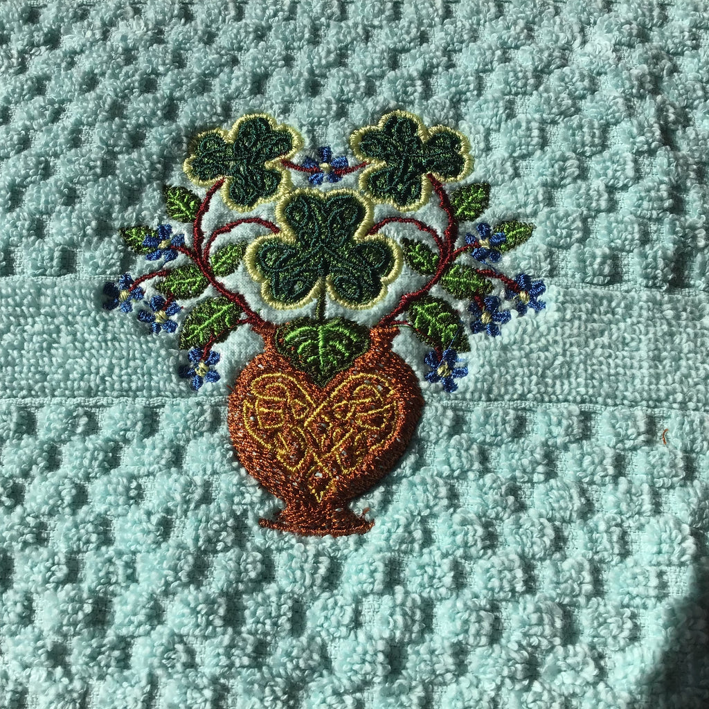 Celtic Bouquet hand towel