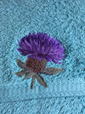 Common Knapweed - Irish hand towel
