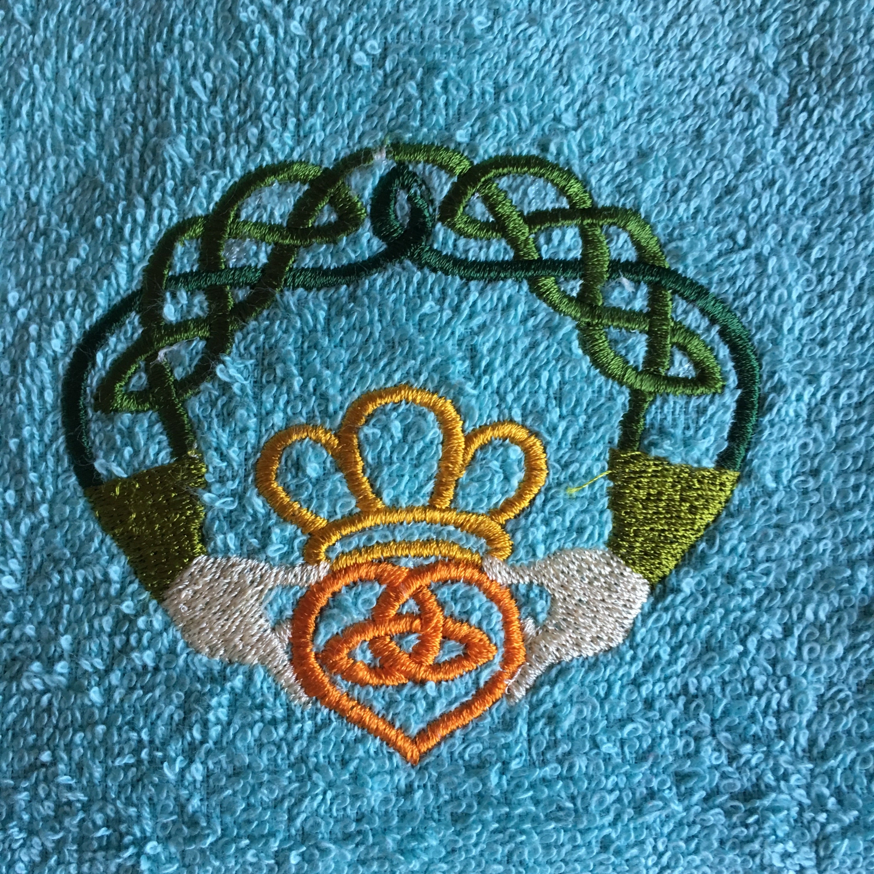 Claddagh Knotwork kitchen towel