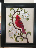 Cardinal on Dogwood Wall Hanging