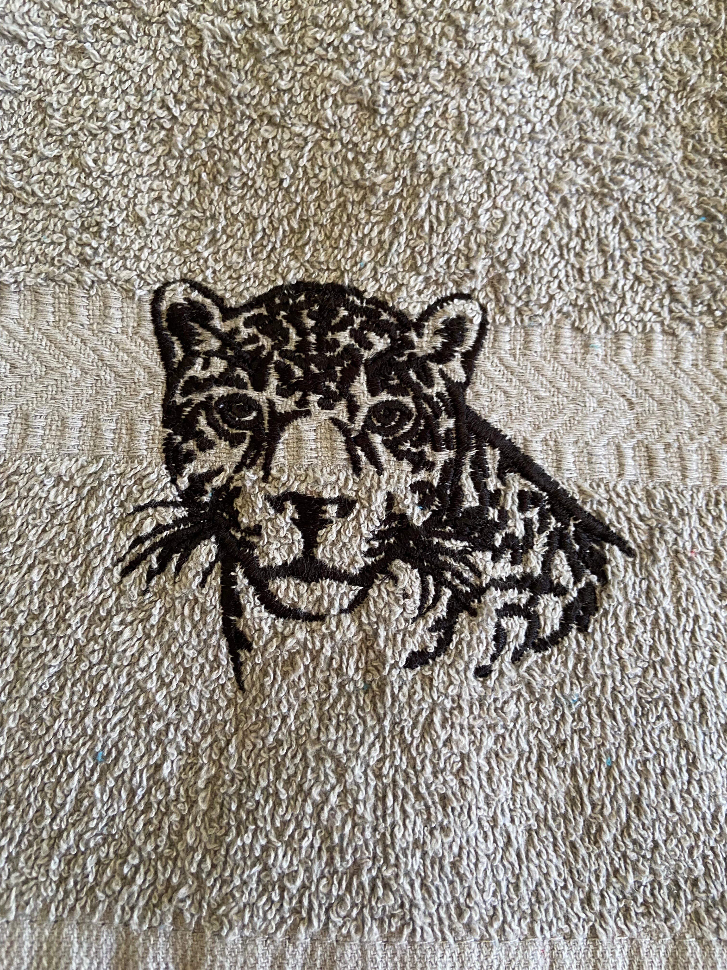 Jaguar Silhouette Hand towel