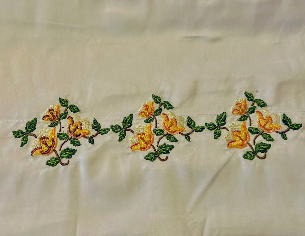 Cotton Flower pillow cases
