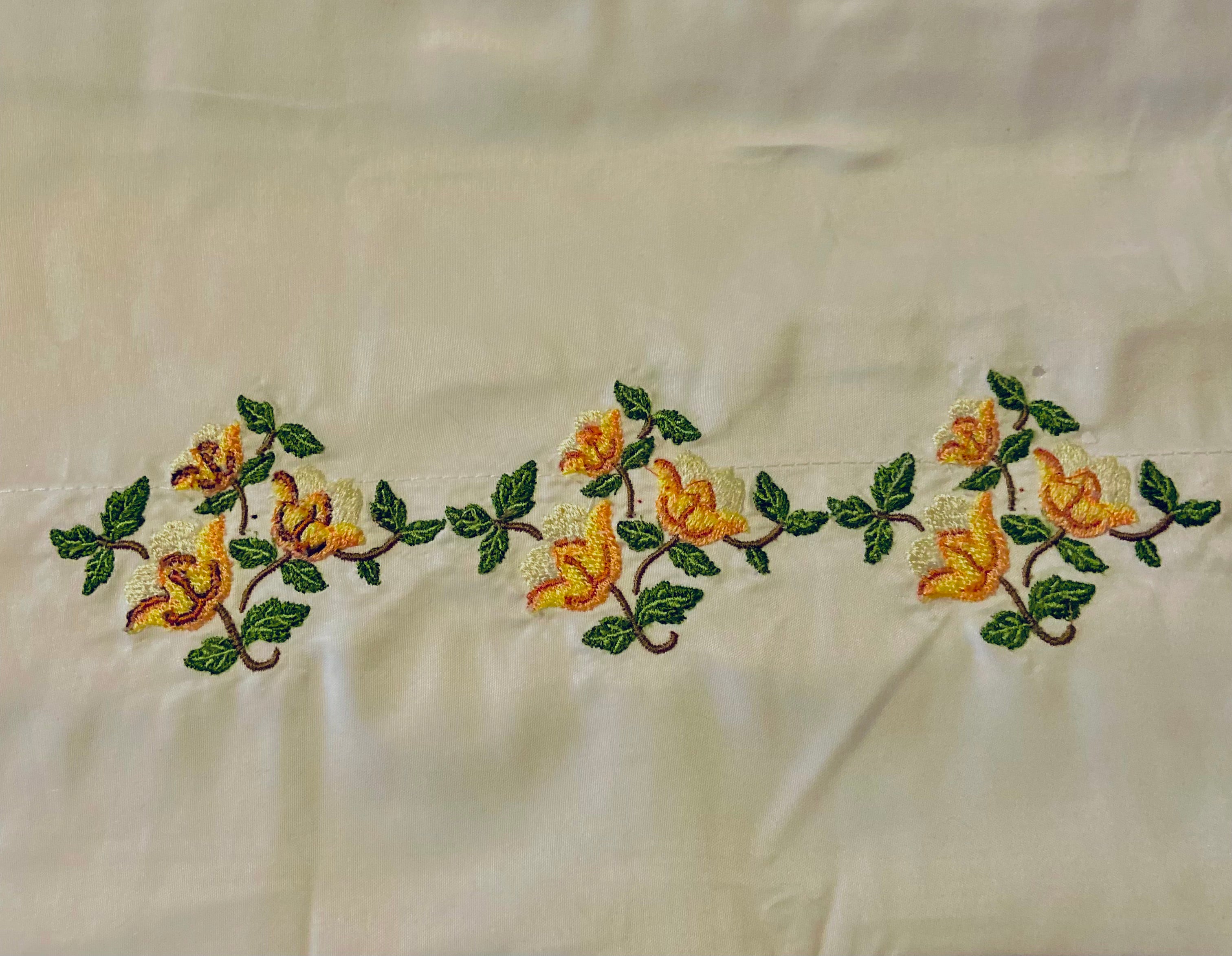 Cotton Flower pillow cases