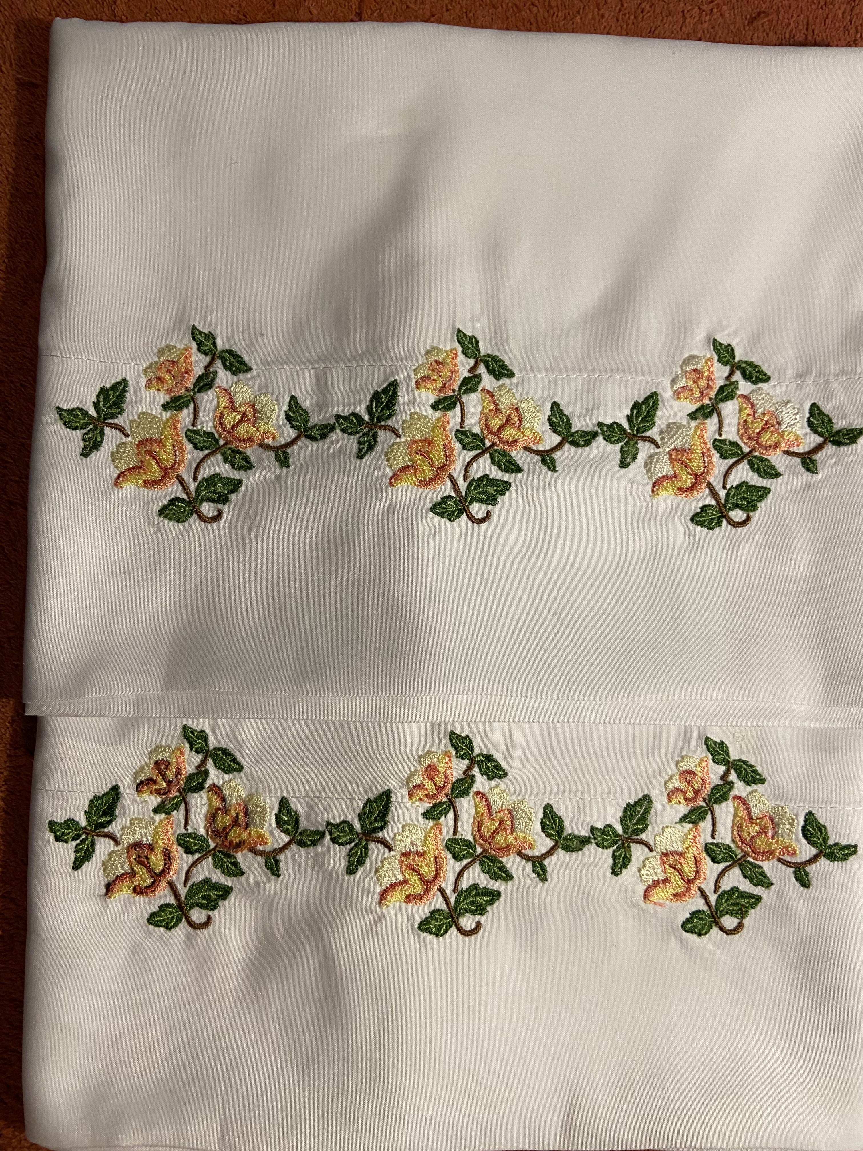 Cotton Flower pillow cases
