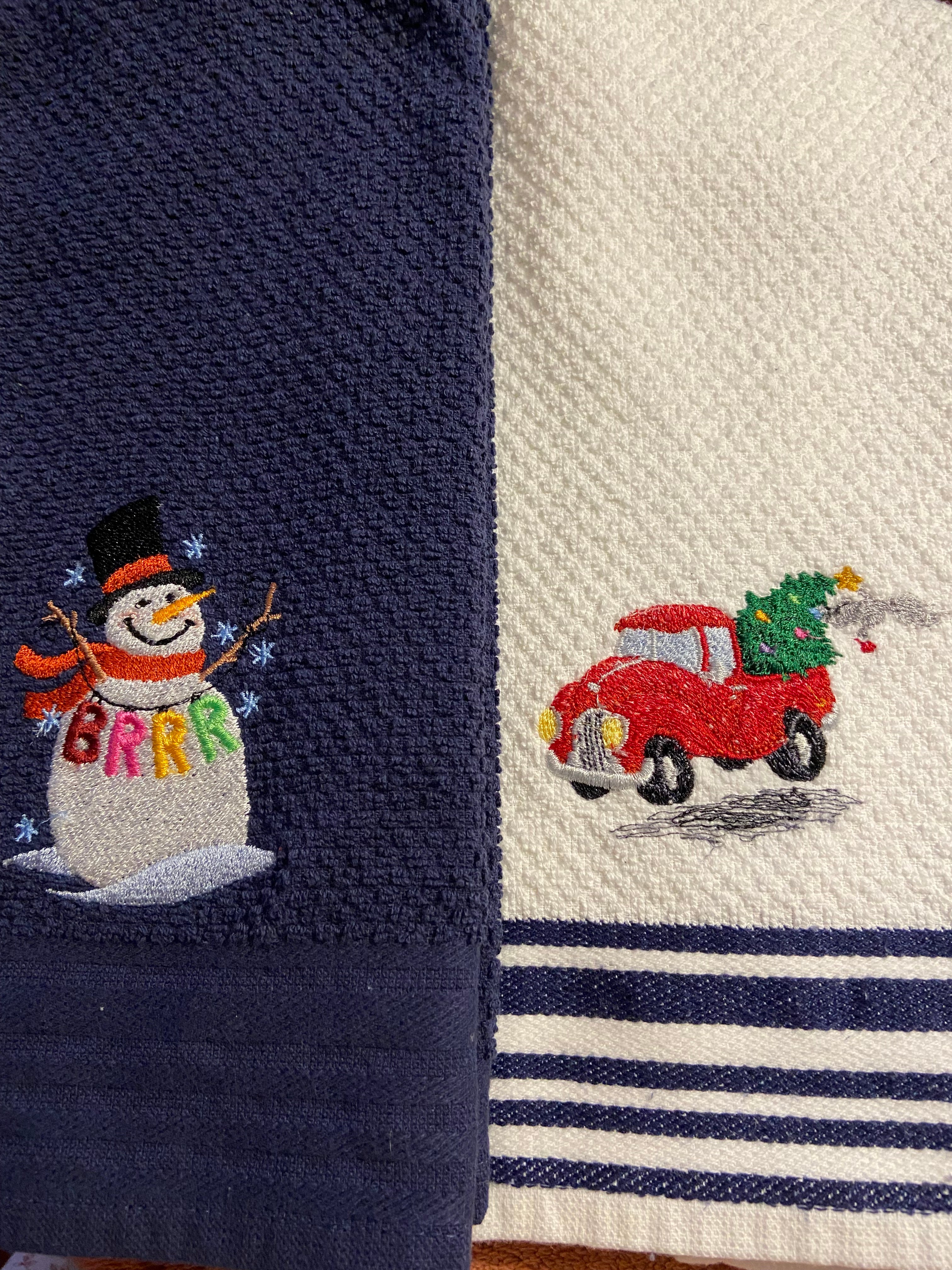 BRRR Snowman Kitchen Towel