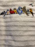 Birds on Wire Kitchen Towel