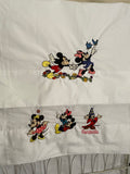 Minnie and Micky mouse pillowcases