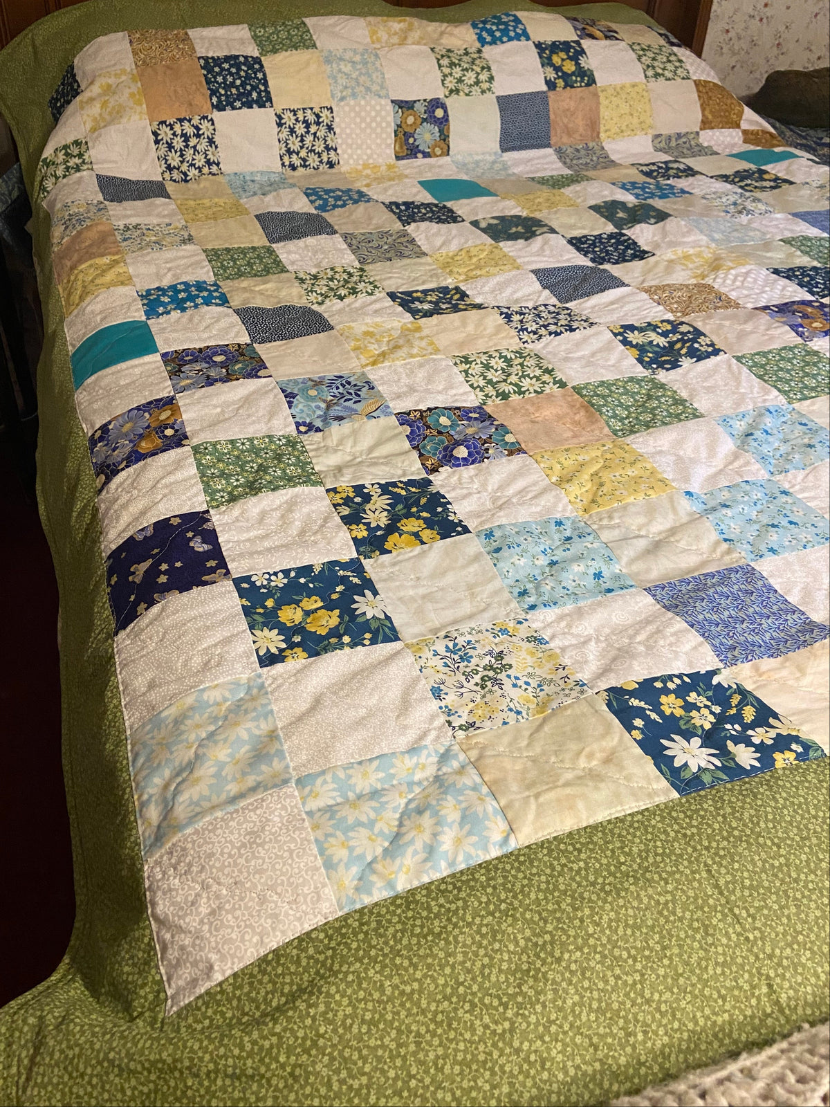 Queen size Granny Square Quilt