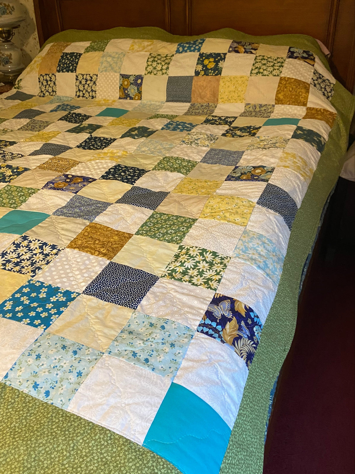Queen size Granny Square Quilt